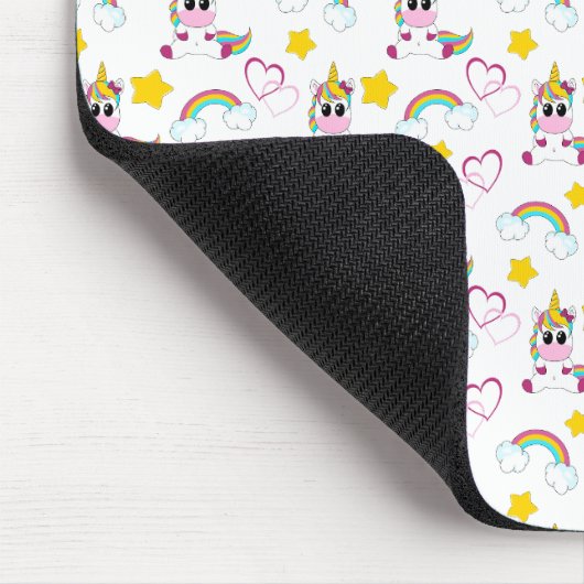 Unicorn pattern mousepad (Ecke)