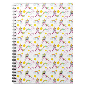 Unicorn pattern notizblock