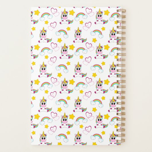 Unicorn pattern planer (Rückseite)
