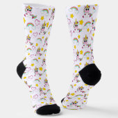 Unicorn pattern socken (Gewinkelt)