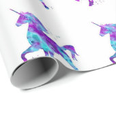 Unicorn pegasus Fantasy Packpapier für Geschenke (Rolleneckpunkt)