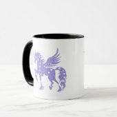 Unicorn pegasus - Farbe wählen Tasse (Vorderseite Links)