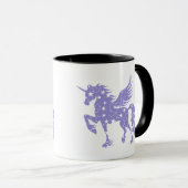 Unicorn pegasus - Farbe wählen Tasse (VorderseiteRechts)