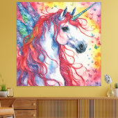 Unicorn Pegasus Leinwanddruck (Insitu (Wohnzimmer))
