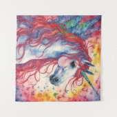 Unicorn Pegasus Wandteppich (Vorderseite (Horizontal))