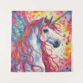 Unicorn Pegasus Wandteppich (Vorderseite)