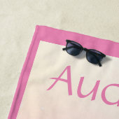 Unicorn Personalisiert Beach Handtuch (Beispiel)