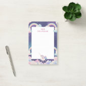 Unicorn Personalisiert Mitzvah Notizblock (Büro)