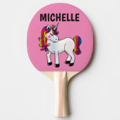 UNICORN PERSONALISIERT PINK PONG PADDLES TISCHTENNIS SCHLÄGER (Vorderseite)