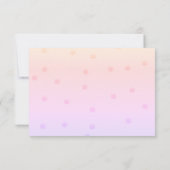 Unicorn Personalisiert Vielen Dank Girl Foto Dankeskarte (Rückseite)