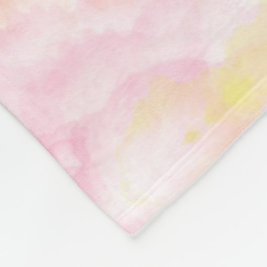 UNICORN personalisierte Fleecedecke. Fleecedecke (Ecke)