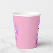 unicorn & personalize your name pappbecher (Rechts)