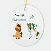 Unicorn Personalwesen Beruflich Keramik Ornament (Links)