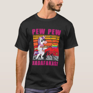 Unicorn Pew Madafakas - Vintages Geschenk für Einh T-Shirt