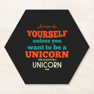 Unicorn-Pferd mythische Kreaturen Pony Unicorn Untersetzer