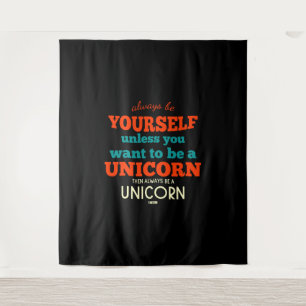 Unicorn-Pferd mythische Kreaturen Pony Unicorn Wandteppich