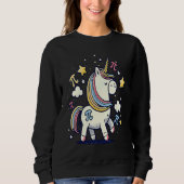 Unicorn Pi Symbol Pi Day Sweatshirt (Vorderseite)