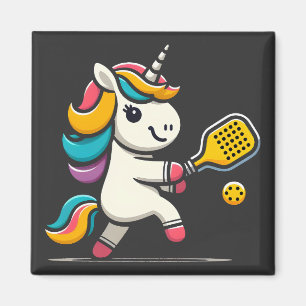 Unicorn Pickleball Spieler Lover Kinder Frauen Magnet