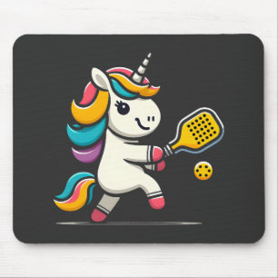 Unicorn Pickleball Spieler Lover Kinder Frauen Mousepad