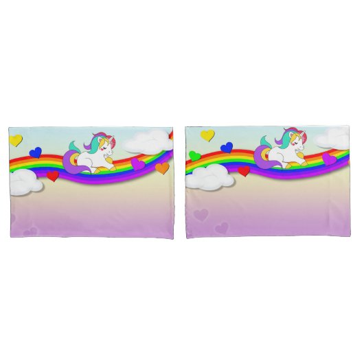 Unicorn Pillowcase Kissenbezug (Vorderseite-Set)