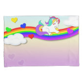Unicorn Pillowcase Kissenbezug (Vorderseite-Rechts)