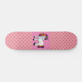 UNICORN PINK POLKA DOTS SKATEBOARDS FÜR MÄDCHEN (Horizontal)