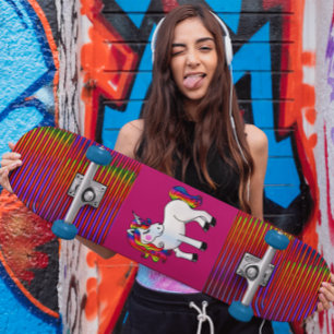 UNICORN PINK SKATEBOARDS FOR MIRLS