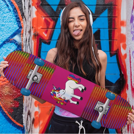 UNICORN PINK SKATEBOARDS FOR MIRLS