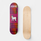 UNICORN PINK SKATEBOARDS PERSONALISIERT FÜR MÄDCHE (Vorderseite)