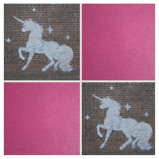 Unicorn Pink Stoff (Nahaufnahme)