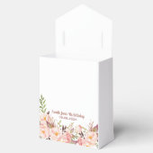 Unicorn Pink und Gold Geburtstagsparty Gefälligkei Geschenkschachtel (Geöffnet)