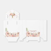 Unicorn Pink und Gold Geburtstagsparty Gefälligkei Geschenkschachtel (Ungefaltet)