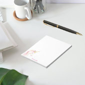 Unicorn, pinkfarbenes Mädchen Notizblock