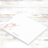 Unicorn, pinkfarbenes Mädchen Post-it Klebezettel
