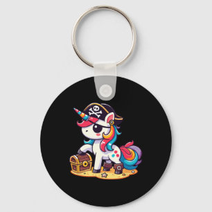 Unicorn Pirate Costume Halloween Schlüsselanhänger