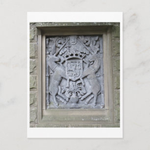 Unicorn Plaque Postkarte