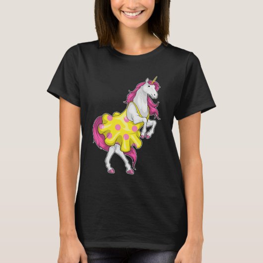 Unicorn Polka Dots Dress T-Shirt (Vorderseite)
