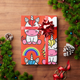 Unicorn Pony Birthday Geschenkpapier
