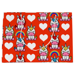 Unicorn Pony Birthday Große Geschenktüte