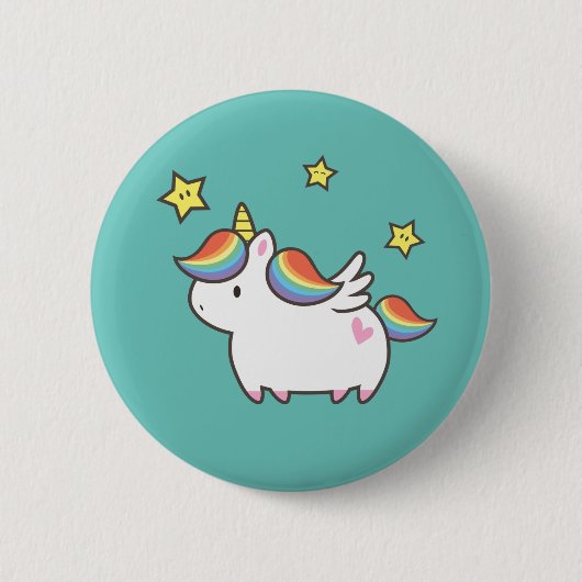 Unicorn Pony Button (Vorderseite)