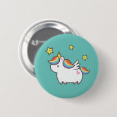 Unicorn Pony Button (Vorne & Hinten)