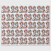 Unicorn Pool Party Geschenkpapier (Flach)