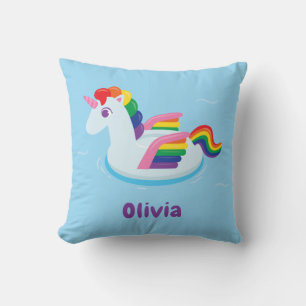 Unicorn Pool Schwimmbad Kinder Zimmerdekor Kissen