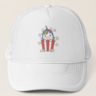 Unicorn Popcorn Whats Poppin Funny PopStar Truckerkappe