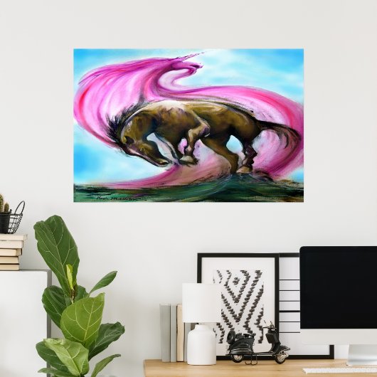 Unicorn Poster (Heimbüro)