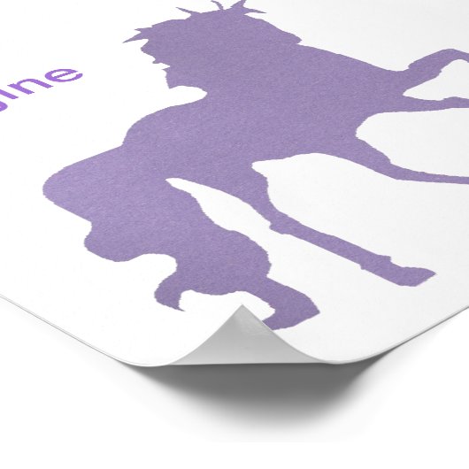 Unicorn Poster (Ecke)