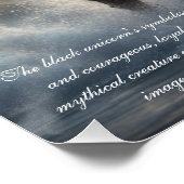 Unicorn Poster (Ecke)