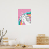 UNICORN POSTER PINK (Küche)