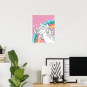 UNICORN POSTER PINK (Heimbüro)