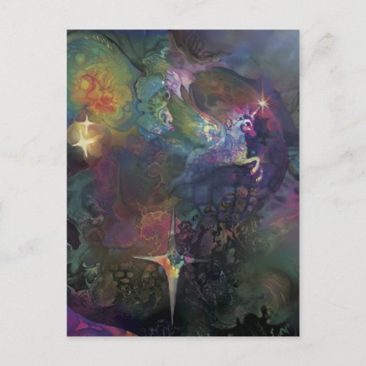 Unicorn*** Postkarte (Vorderseite)